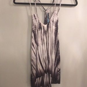 black and white tank